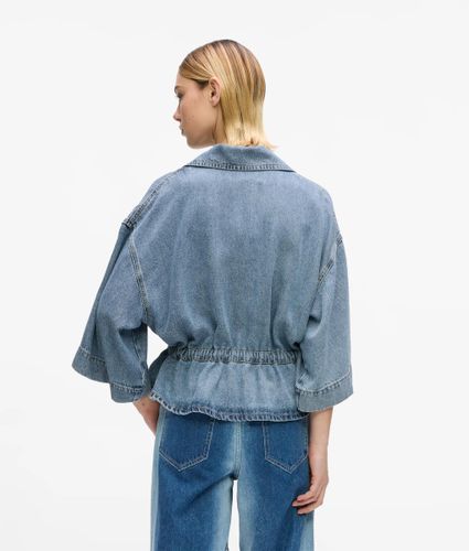 Chemise Denim À Manches Courtes À Nouer Devant, , , Taille: Xs - KL Jeans - Modalova