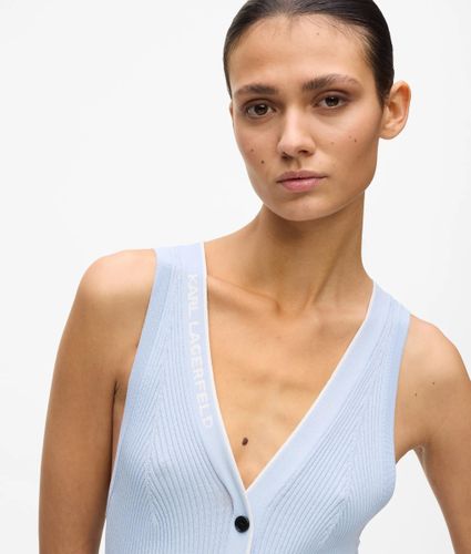 Robe En Maille Avec Logo, , -, Taille: Xs - Karl Lagerfeld - Modalova