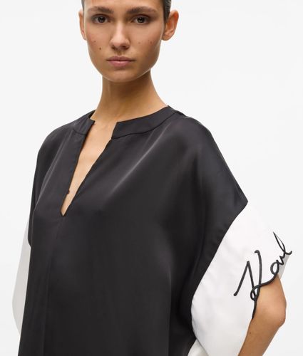 Robe À Manches Larges Signature, , /, Taille: Xs - Karl Lagerfeld - Modalova