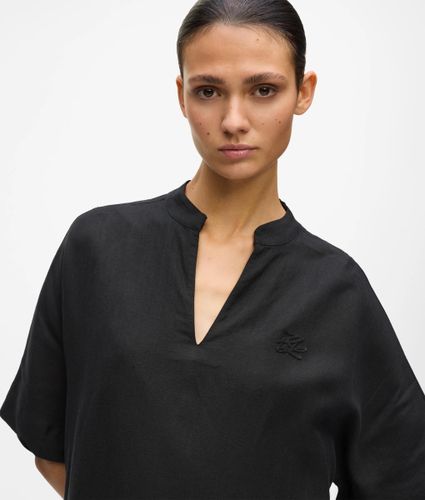 Robe Droite En Mélange De Lin, , , Taille: 38 - Karl Lagerfeld - Modalova