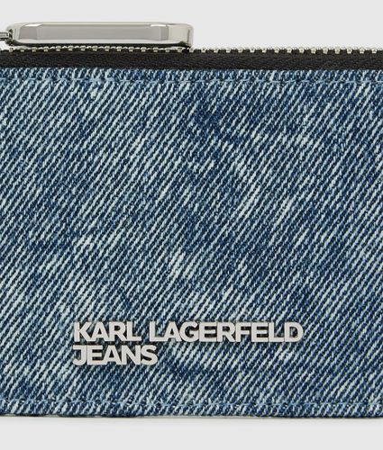 Porte-cartes En Denim Avec Fermeture Zippée, , , Taille: One Size - KL Jeans - Modalova