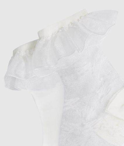 Chaussettes À Volants Signature - Lot De 2, , , Taille: One Size - Karl Lagerfeld - Modalova
