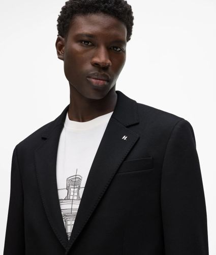 Poche Plaquée Sur Le Blazer En Punto, , , Taille: 46 - Karl Lagerfeld - Modalova