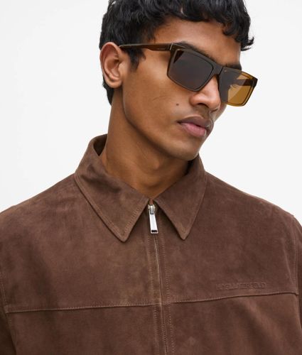Veste En Daim, , Sac À Provisions, Taille: Xs - Karl Lagerfeld - Modalova