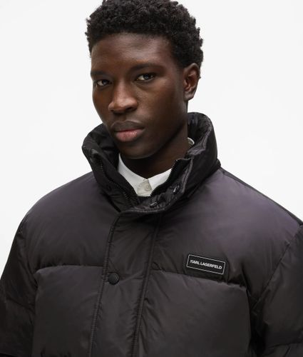 Veste Matelassée Courte À Capuche, , , Taille: Xs - Karl Lagerfeld - Modalova