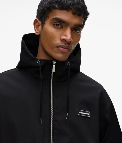 Veste Zippée Avec Écusson À Logo Et Capuche, , , Taille: Xs - Karl Lagerfeld - Modalova