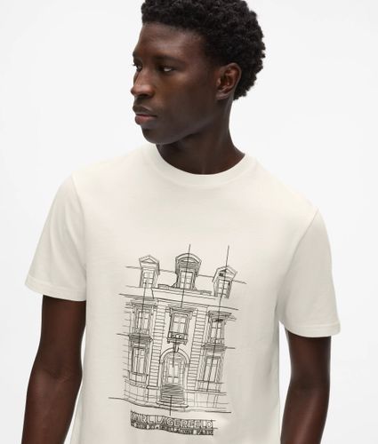 T-shirt À Croquis De La Maison De Karl, , , Taille: Xs - Karl Lagerfeld - Modalova