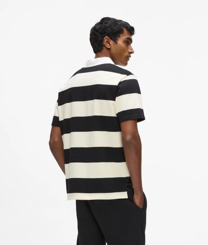 Polo À Rayures Épaisses Ikon, , -, Taille: Xs - Karl Lagerfeld - Modalova