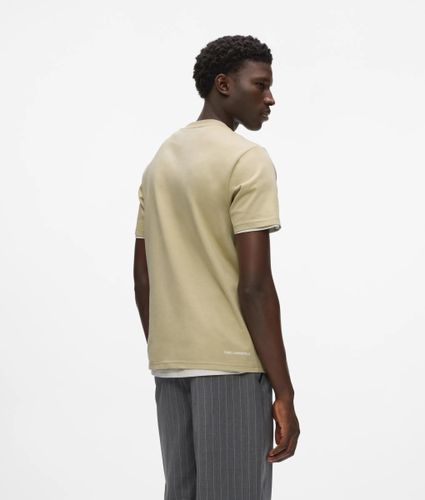 T-shirt À Rayures À Poche Ikon, , , Taille: Xs - Karl Lagerfeld - Modalova