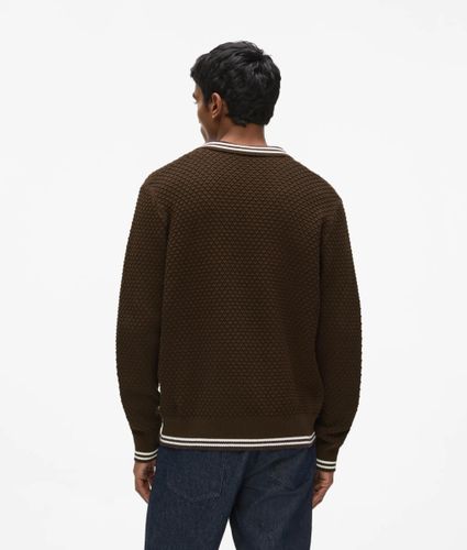 Polo Ikon Côtelé À Manches Longues, , , Taille: S - Karl Lagerfeld - Modalova