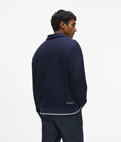 Sweat-shirt Ikon À Demi-zippé, , , Taille: Xs - Karl Lagerfeld - Modalova