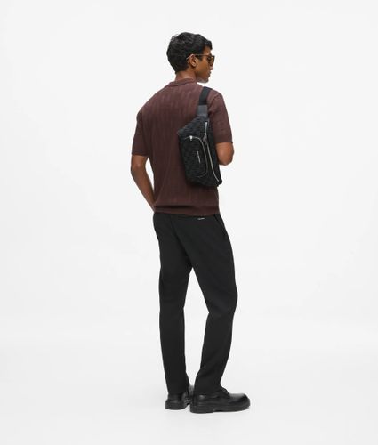 Sac Banane En Jacquard K/monogram, , , Taille: One Size - Karl Lagerfeld - Modalova