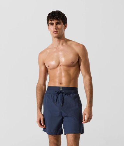 Short De Surf Longueur Moyenne Ikon À Double Taille, , , Taille: Xs - Karl Lagerfeld - Modalova