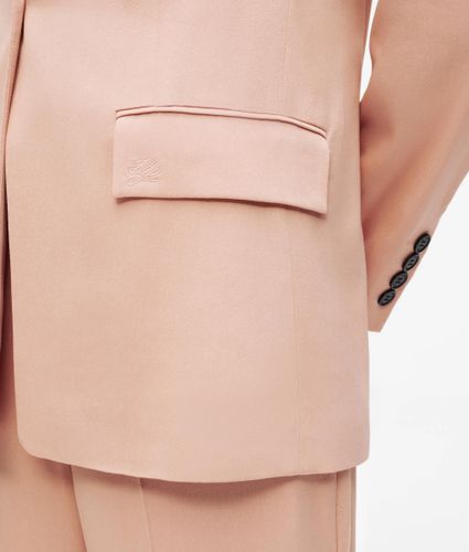 Blazer En Mélange De Satin, , , Taille: 40 - Karl Lagerfeld - Modalova