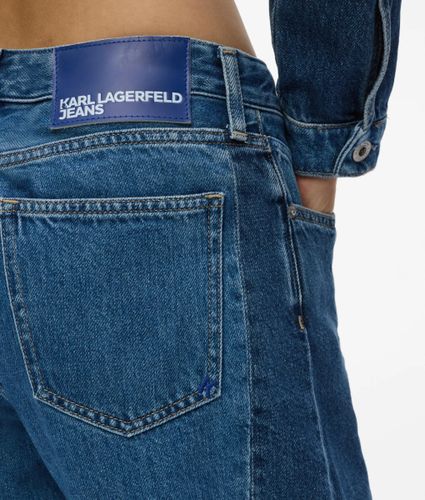 Jeans Évasé Taille Mi-haute En Denim À Blocs, , , Taille: 2432 - KL Jeans - Modalova