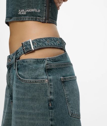 Jeans Large À Taille Basse Et Boucle, , , Taille: 2430 - KL Jeans - Modalova