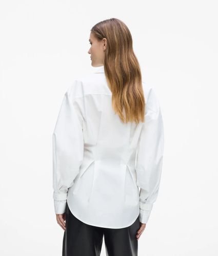 Chemise En Popeline À Double Boutonnage, , , Taille: 38 - Karl Lagerfeld - Modalova