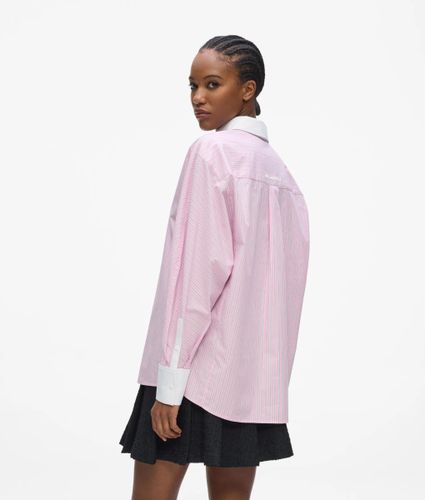 Chemise À Rayures Ikon À Col Contrasté, , , Taille: 38 - Karl Lagerfeld - Modalova