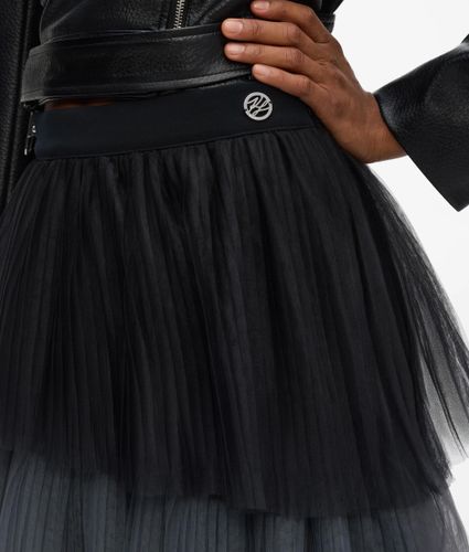 Jupe Asymétrique En Tulle À Effet Ombré, , /, Taille: 38 - Karl Lagerfeld - Modalova