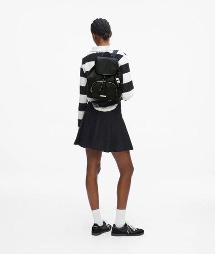 Sac À Dos Ikon Avec Étiquette En Nylon, , , Taille: One Size - Karl Lagerfeld - Modalova