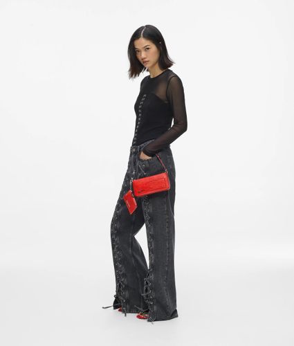 Pochette Croco Transformable, , Rouge À Haut Risque, Taille: One Size - KL Jeans - Modalova