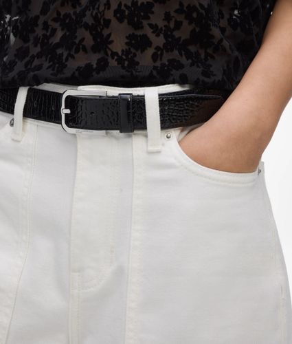 Ceinture En Cuir De Crocodile, , , Taille: 65 - KL Jeans - Modalova