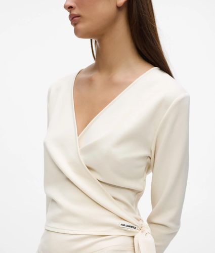 Haut Cache-cœur Loungewear, , , Taille: Xs - Karl Lagerfeld - Modalova