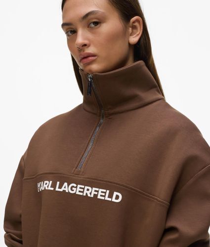 Sweat-shirt Athleisure Avec Fermeture À Demi-zip Et Logo, , , Taille: Xs - Karl Lagerfeld - Modalova