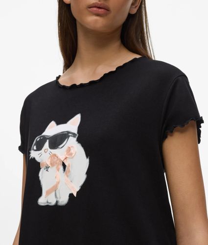 Robe Pyjama Ikon Choupette, , , Taille: L - Karl Lagerfeld - Modalova