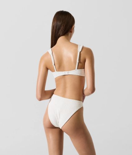 Haut De Bikini À Armature Texturé Orné De Perles Fantaisie, , , Taille: S - Karl Lagerfeld - Modalova