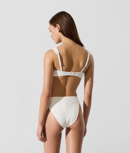 Bas De Bikini Texturé Orné De Perles Fantaisie, , , Taille: Xs - Karl Lagerfeld - Modalova