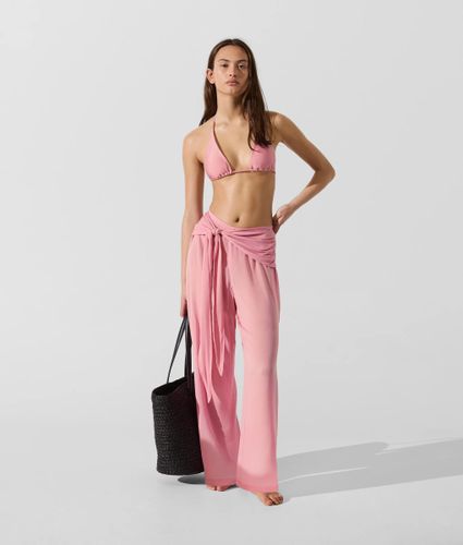 Pantalon De Plage À Taille Nouée, , , Taille: Xs - Karl Lagerfeld - Modalova
