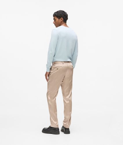 Pantalon En Satin, , , Taille: 48 - Karl Lagerfeld - Modalova