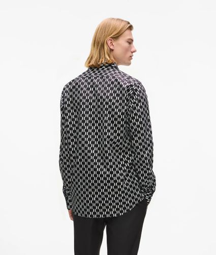 Chemise À Motif Monogram Façon All-over, , /, Taille: 37 - Karl Lagerfeld - Modalova