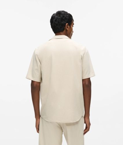 Chemise À Manches Courtes Monogram, , , Taille: S - Karl Lagerfeld - Modalova