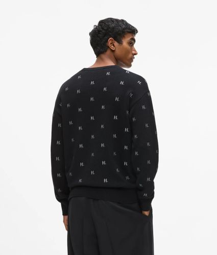 Pull En Maille Avec Monogram, , , Taille: S - Karl Lagerfeld - Modalova