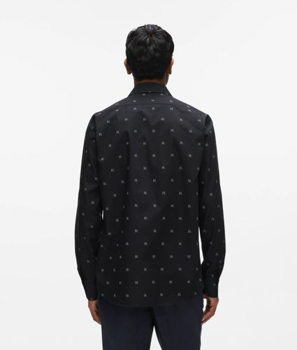 Chemise À Motif Monogram Façon All-over, , , Taille: 38 - Karl Lagerfeld - Modalova