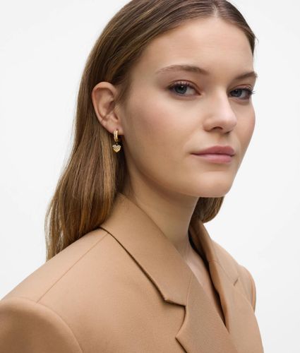 Créoles Avec Cœur, , , Taille: One Size - Karl Lagerfeld - Modalova