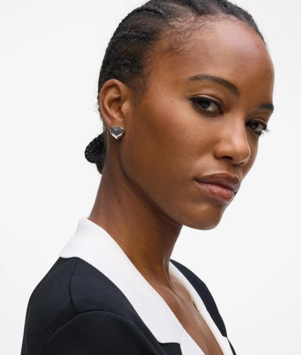 Clous D’oreille En Forme De Cœur, , , Taille: One Size - Karl Lagerfeld - Modalova