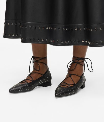Chaussures Plates À Lacets Longs Style Ballerines Kerrie, , /, Taille: 35 - Karl Lagerfeld - Modalova
