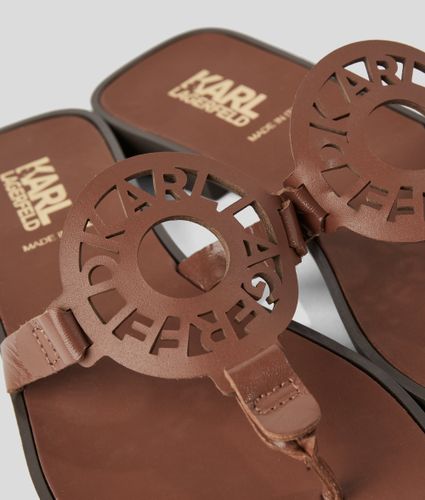 Sandales À Lanière En Forme D'anneau Avec Logo, , , Taille: 35 - Karl Lagerfeld - Modalova