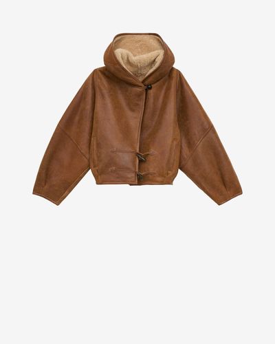Manteau Amiel En Peau Lainée - Taille34 - Isabel Marant - Modalova