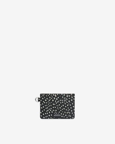 Porte-cartes Oskan Polka - Et Écru - Isabel Marant - Modalova
