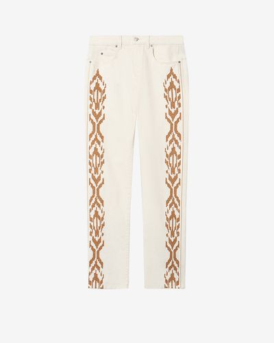 Pantalon Lewys - Écru - Taille33 - Isabel Marant - Modalova