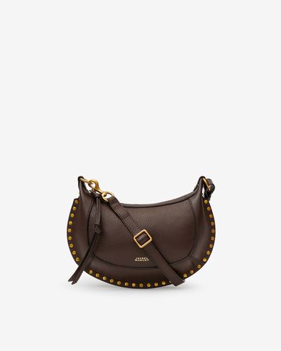 Sac Oskan Moon En Cuir Grainé - Isabel Marant - Modalova