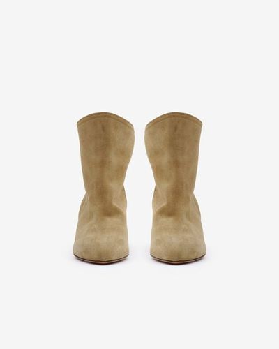 Boots En Cuir Velours Dripi - Taille 37 - Isabel Marant - Modalova