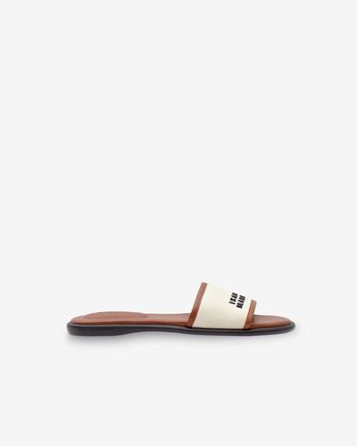 Sandales Vikee - Écru- - Taille 38 - Isabel Marant - Modalova