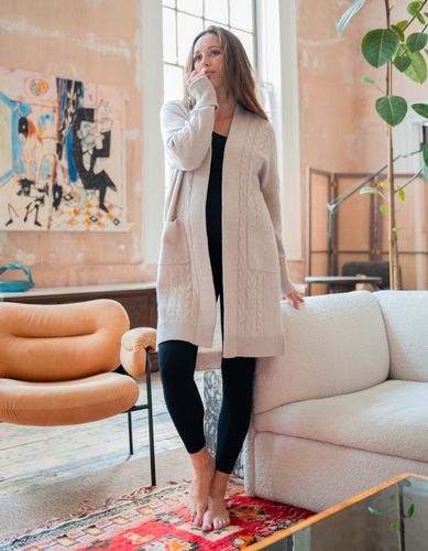 Merino Wool Maternity Cardigan - Seraphine - Modalova