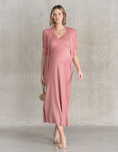 Puff Sleeve Maternity Tea Dress - Seraphine - Modalova