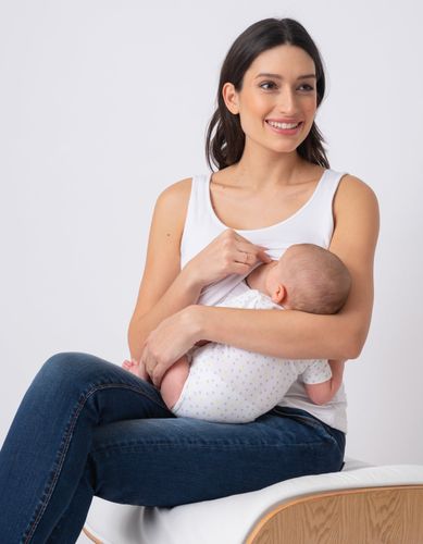 White Maternity + Nursing Tank Top - Seraphine - Modalova